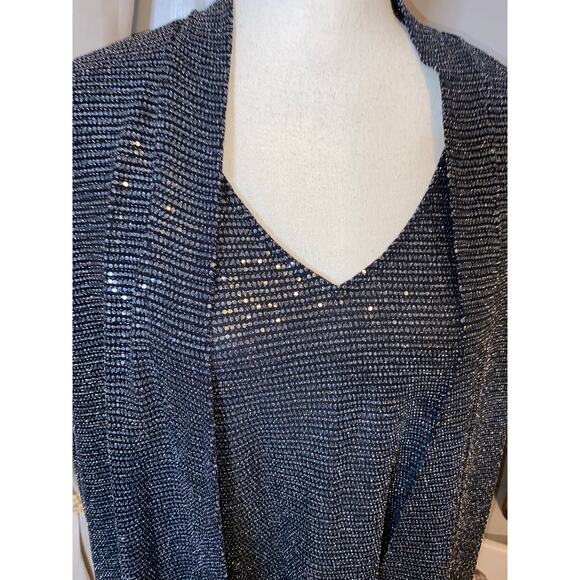 Calvin Klein Sparkling Black Blouse - Picture 4 of 12